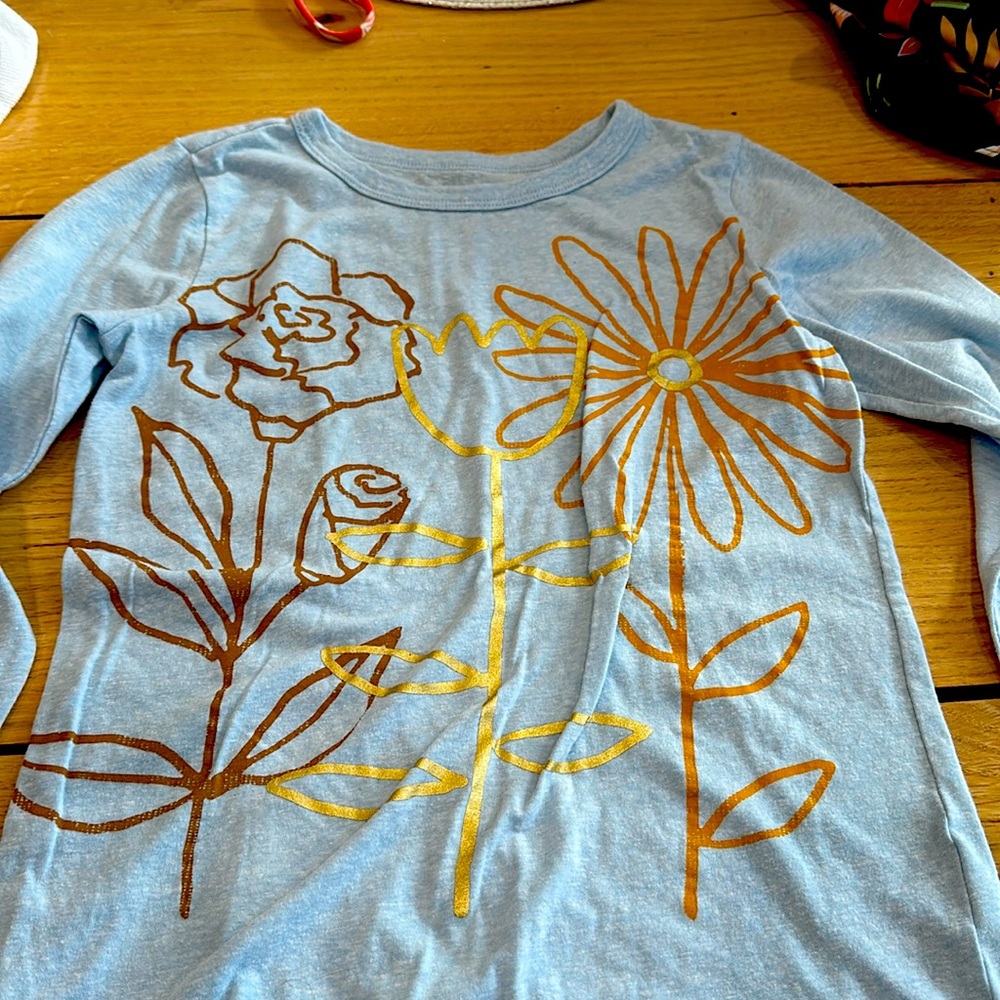 Crew cuts t shirt for girls light blue color
